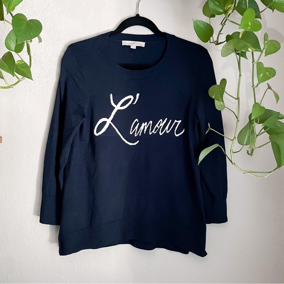 LOFT Tops - Lost L'Amour Longsleeve Pullover